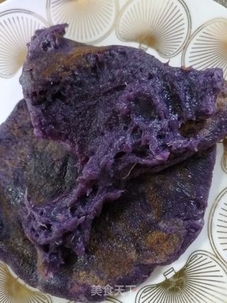 紫薯糯米饼的做法步骤:12