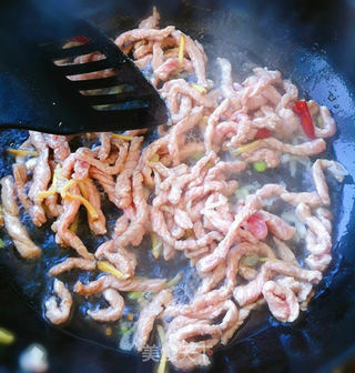 肉丝面的做法步骤:2