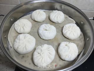 小白菜素包子的做法步骤:14