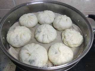 小白菜素包子的做法步骤：16