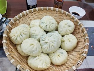 小白菜素包子的做法步骤：18