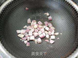 番茄牛排虾仁意面的做法步骤:9
