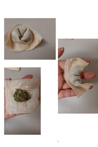 韭菜鲜肉大馄饨的做法步骤:5
