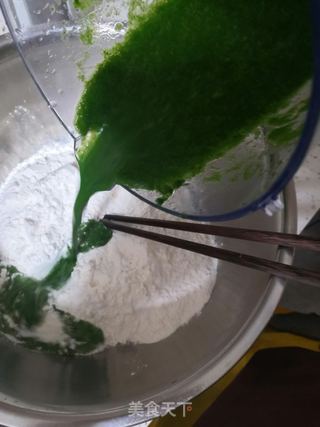 彩色水饺的做法步骤:2