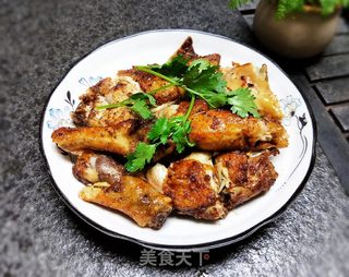 椒盐鸡的做法步骤:17