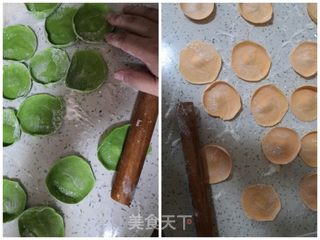 彩色水饺的做法步骤:6