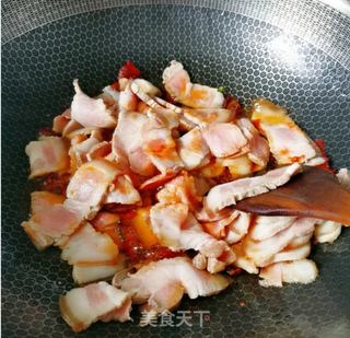 回锅肉的做法步骤:8