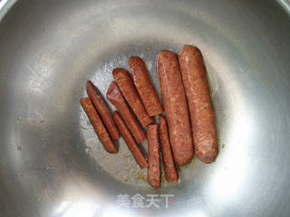 牛肉肠南瓜饭卷的做法步骤:5