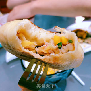 玉米肉饼的做法步骤：16