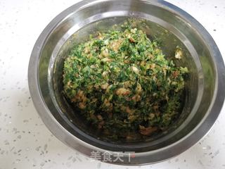 猪肉小白菜馅饺子的做法步骤:5