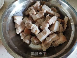 砂锅五花肉的做法步骤:4