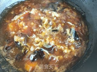 西红柿虾仁打卤面的做法步骤:15