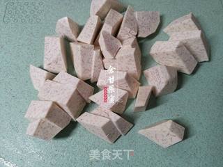 芋头鸡块盖面的做法步骤:3