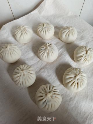 茄丁酱肉包的做法步骤:15