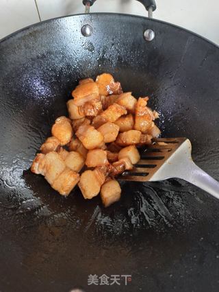 五花肉焖冬笋的做法步骤：4