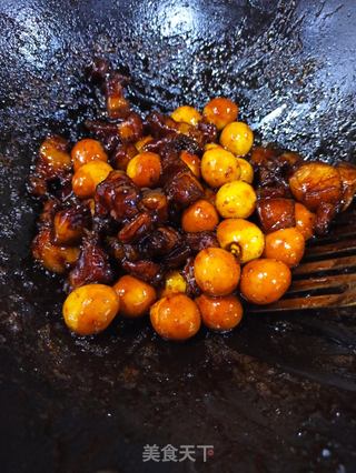 五花肉鹌鹑蛋的做法步骤:8
