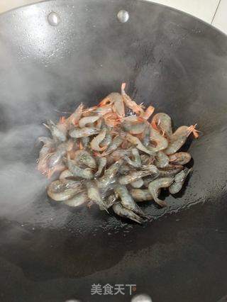 韭菜河虾的做法步骤:4