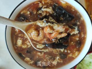 西红柿虾仁打卤面的做法步骤:17