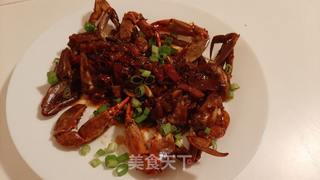 香辣梭子蟹的做法步骤:10