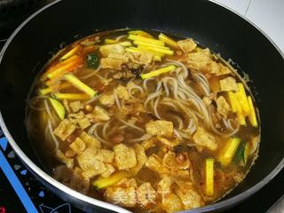 南瓜鸡蛋螺蛳粉的做法步骤：6