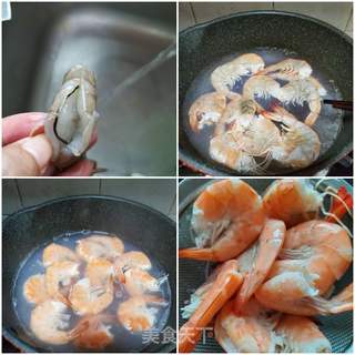 柠檬虾的做法步骤：2
