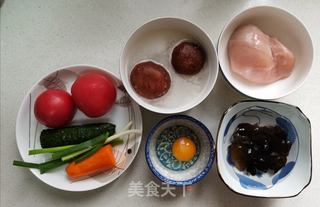 番茄鸡肉丸的做法步骤：1
