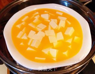 鳗鱼豆腐鸡蛋羹的做法步骤：7