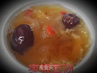 枣银耳汤的做法步骤:5