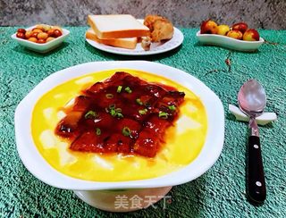 鳗鱼豆腐鸡蛋羹的做法步骤：13