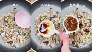 茄丁打卤面丨老人孩子都喜欢,给肉都不换。的做法步骤:6
