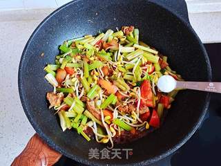 家常蒸卤面的做法步骤:9