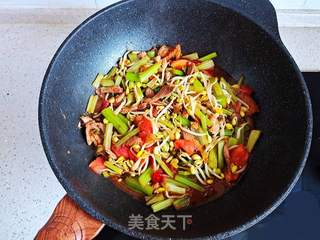 家常蒸卤面的做法步骤:10