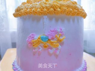 旋转木马蛋糕的做法步骤:29