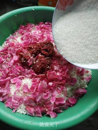 玫瑰豆沙粽的做法步骤:11