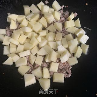 土豆焗肉末的做法步骤：8