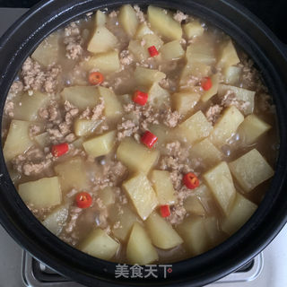 土豆焗肉末的做法步骤：12