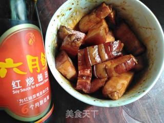 腊肉咸蛋黄粽子的做法步骤:4
