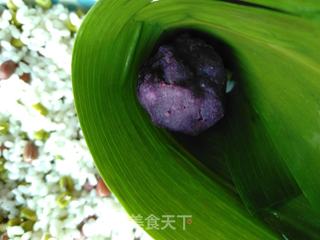 紫薯豆甜粽子的做法步骤:5