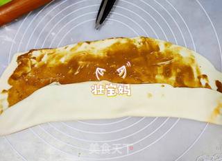 蒸馒头加一物补钙又补铁✅宝宝版芝麻酱花卷《十个月以上婴幼儿辅食》一次发酵法的做法步骤：4