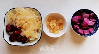 紫薯银耳羹的做法步骤:4