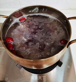 紫薯银耳羹的做法步骤:6