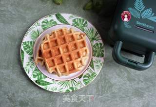 苦荞华夫饼的做法步骤:12