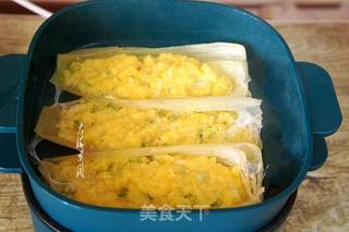 蒸嫩玉米羹的做法步骤:10
