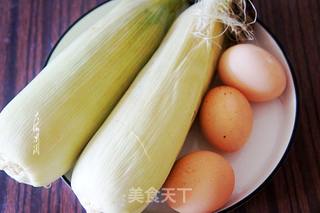 蒸嫩玉米羹的做法步骤：1