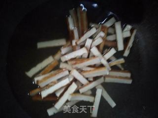 小炒豆干的做法步骤:4