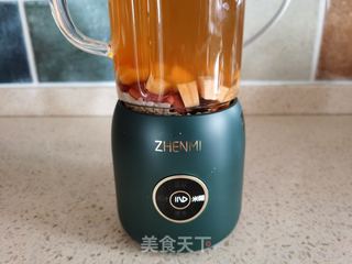 三红养生米糊的做法步骤:5