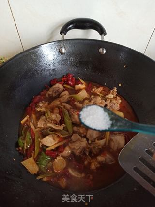 干锅兔块的做法步骤:11