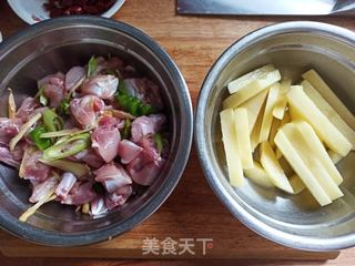 干锅兔块的做法步骤:2