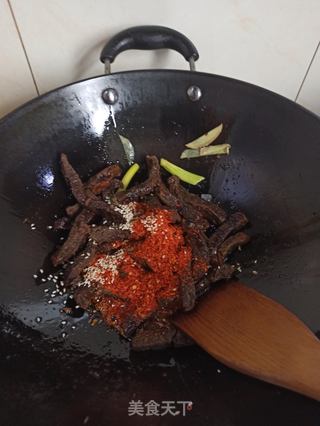 麻辣牛肉干的做法步骤:14