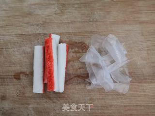 蟹柳黑豆芽汤的做法步骤:5